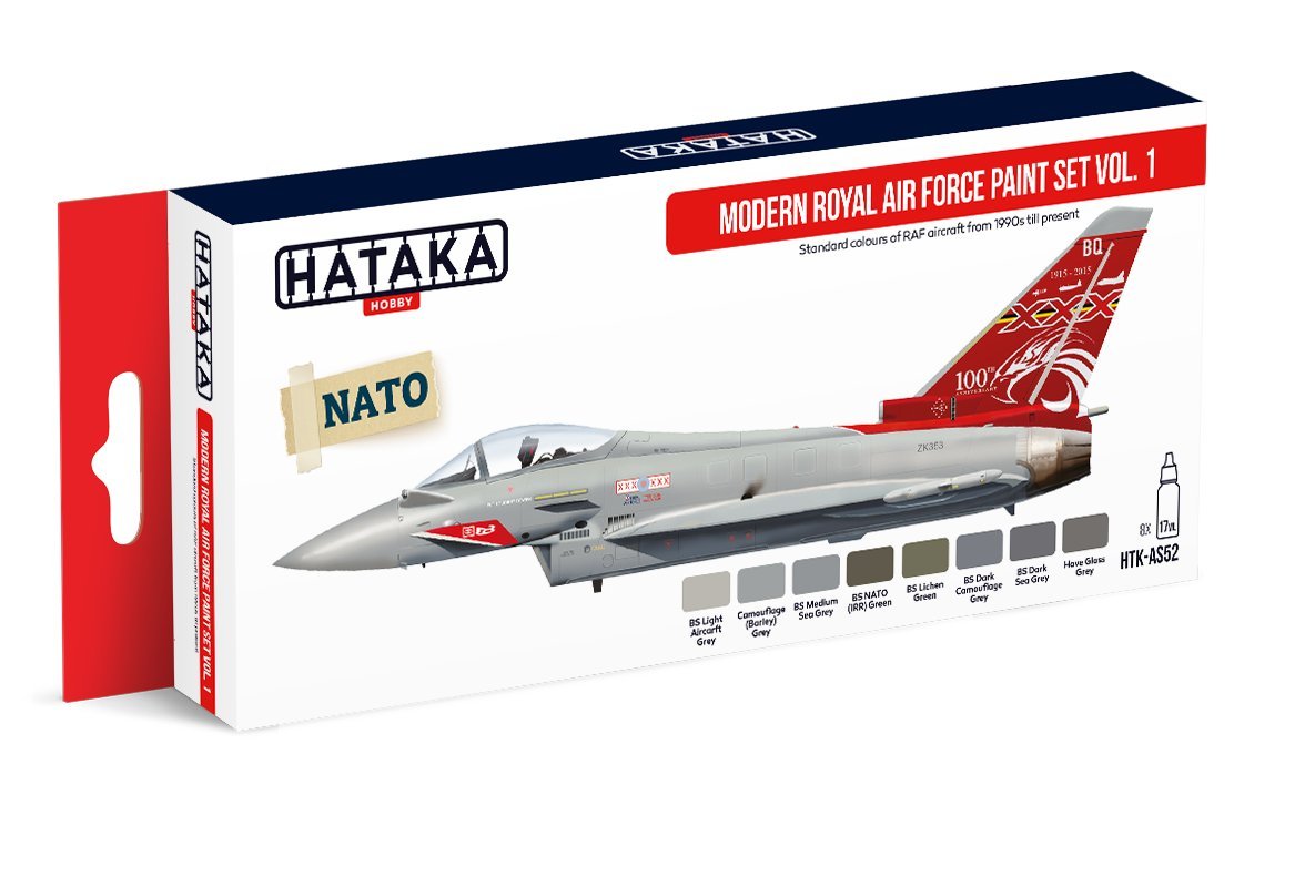 Hataka Modern Royal Air Force paint set vol. 1 # AS52