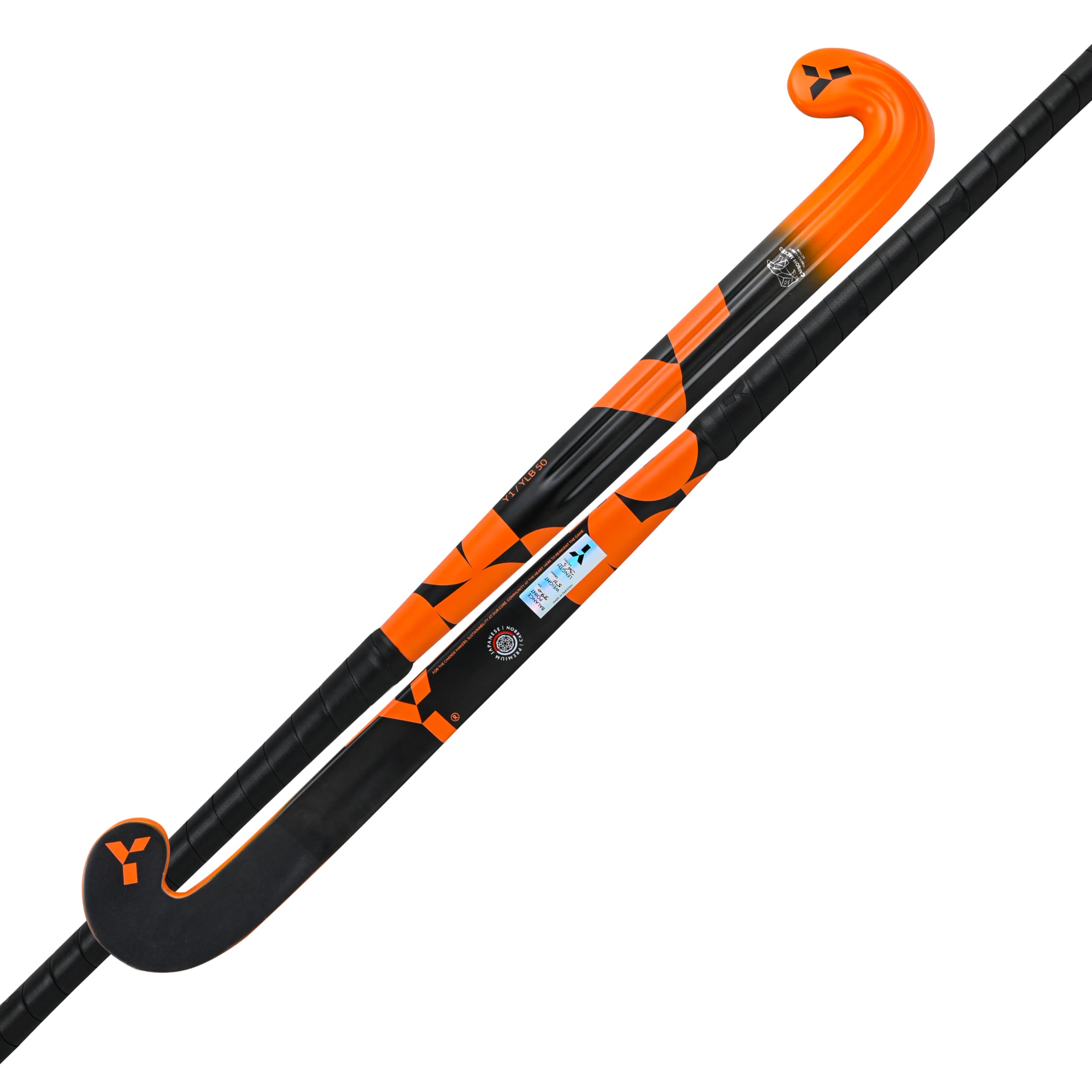 Y Y1 Hockey, YLB 50, Hockey Stick, 50% Carbon, Field Hockey Stick, Kids Sports Equipment, Scandinavia Range, Used by International Players
