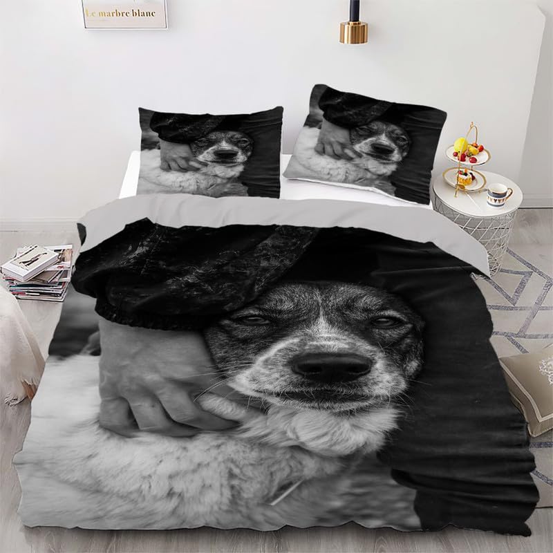Housse de couette 240 x 260 microfibre anti-plis pour un lit parfait sans repassage