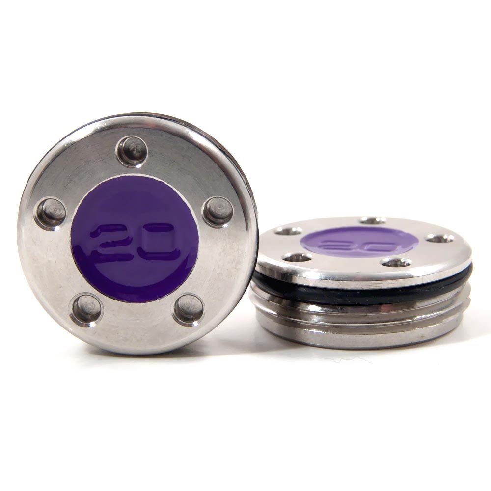 19th Hole Custom Shop 2 of 20g Weights for Scotty Cameron Golf Putters, Dot, Purple