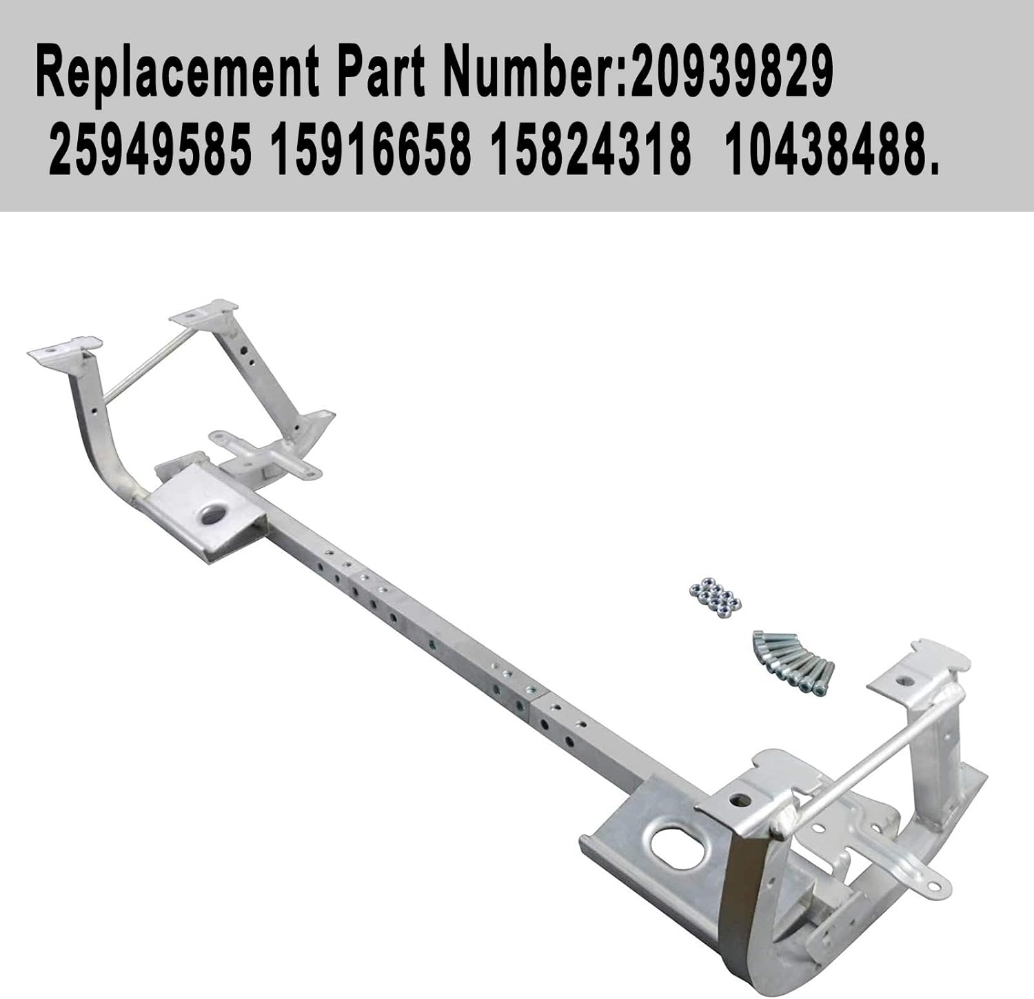 20939829 Lower Radiator Core Support Skid Bar Plate For 2005-2013 Corvette C6 (Silver)