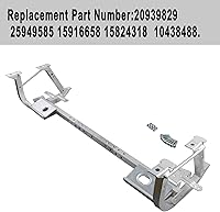 Vista 3 de 20939829 Lower Radiator Core Support Skid Bar Plate For 2005-2013 Corvette C6 (Silver)