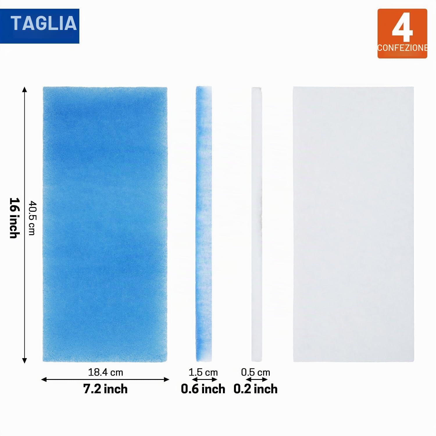 4 tappetini filtranti, filtro per aerografo, doppio strato, filtro ad aria, filtro aerografo, accessorio portatile, filtro di ricambio adatto per cabine di spruzzo