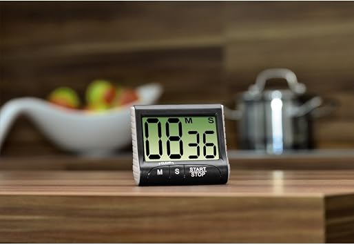 Xavax Timer, Black, 8.5 x 7.5 x 3.1 cm