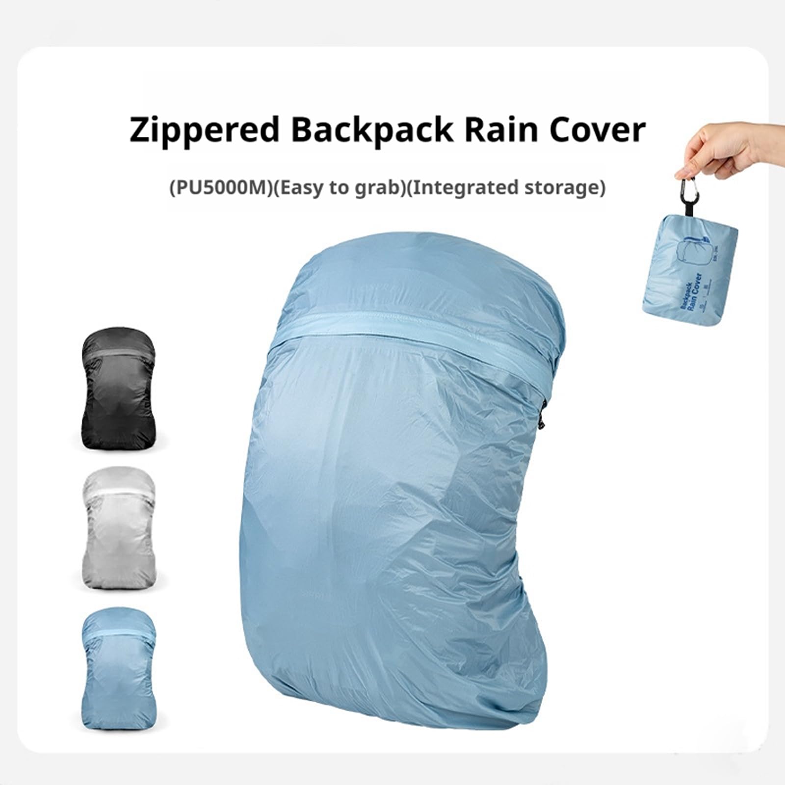 Rucksack-Regenschutz, Outdoor, passend für 20 l bis 35 l