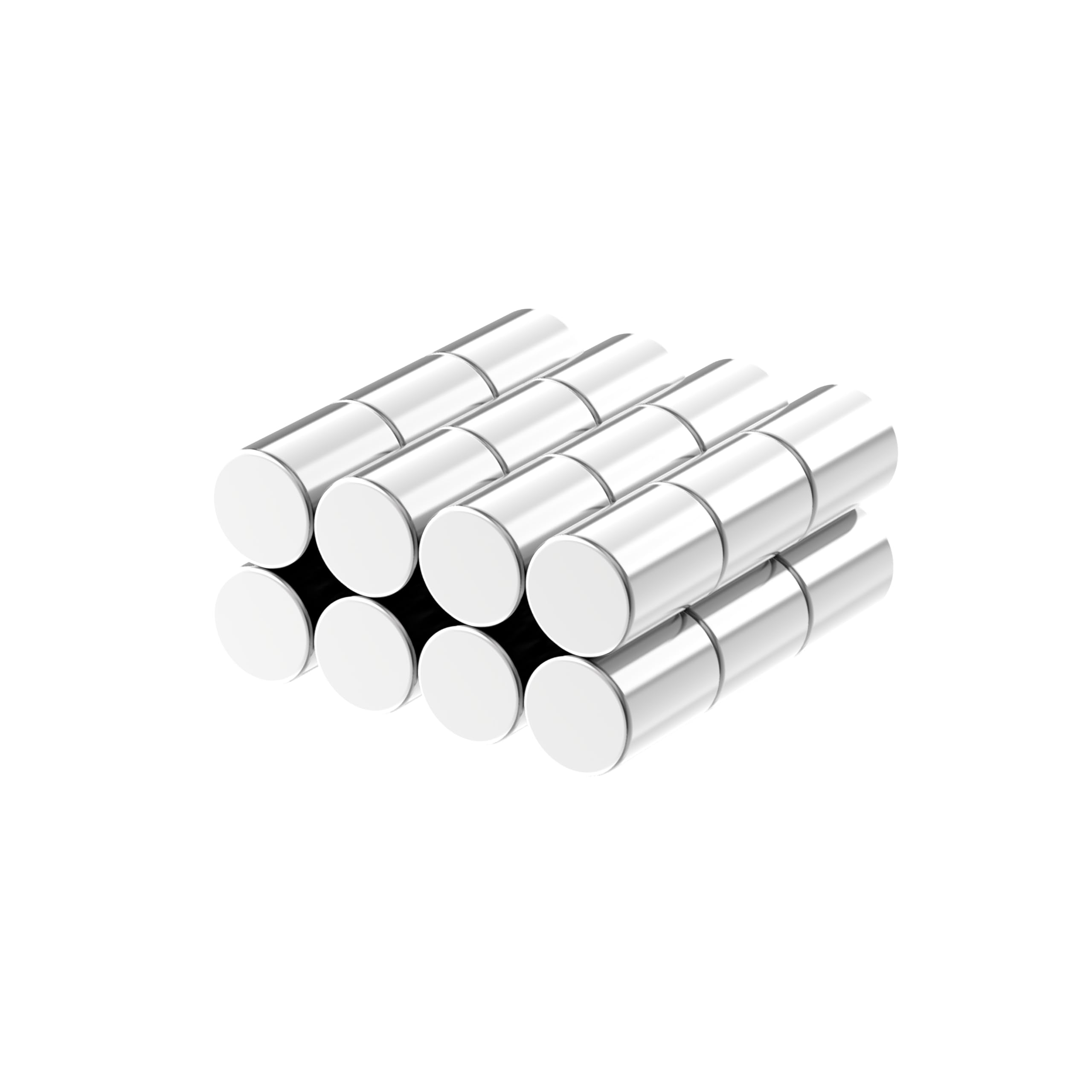 Powerful Neodymium Cylinder Magnet - 3/8”D x 1/2”H - 24 Pack, Strong Neodymium Disc Rare Earth Magnets,Round Magnet for Office,Whiteboard,Dry Erase Board,Fridge,Crafts,Strong Map Magnets