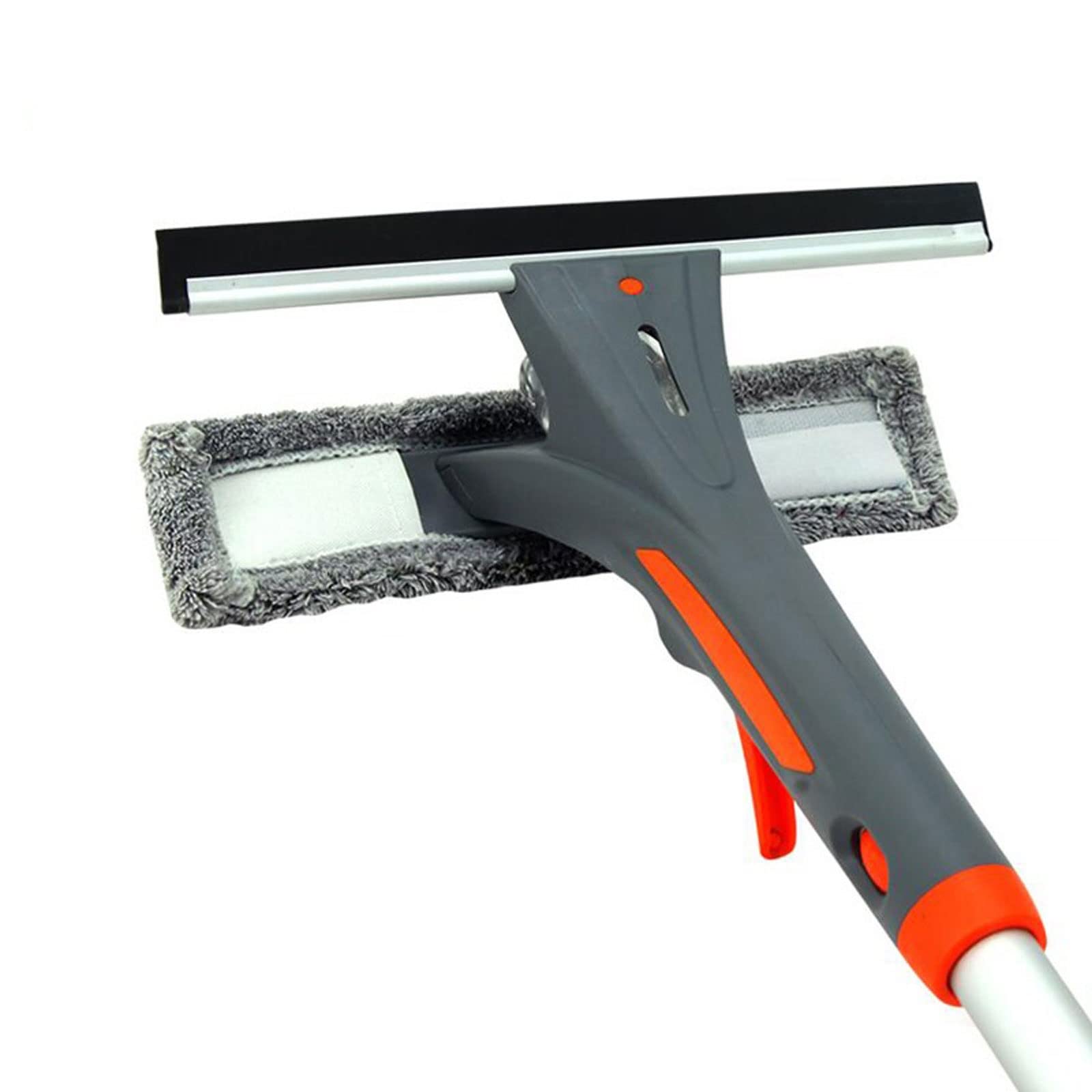 JoaSinc Brush for Window Screen & Track Cleaning - Window Screen Cleaner Kit with Detachable Long-Reach Handle,Mesh Screen Cleaning Brush,3 Groove Brushes,6 Refills Cleaning Cloths,Wet & Dry Dual-Use