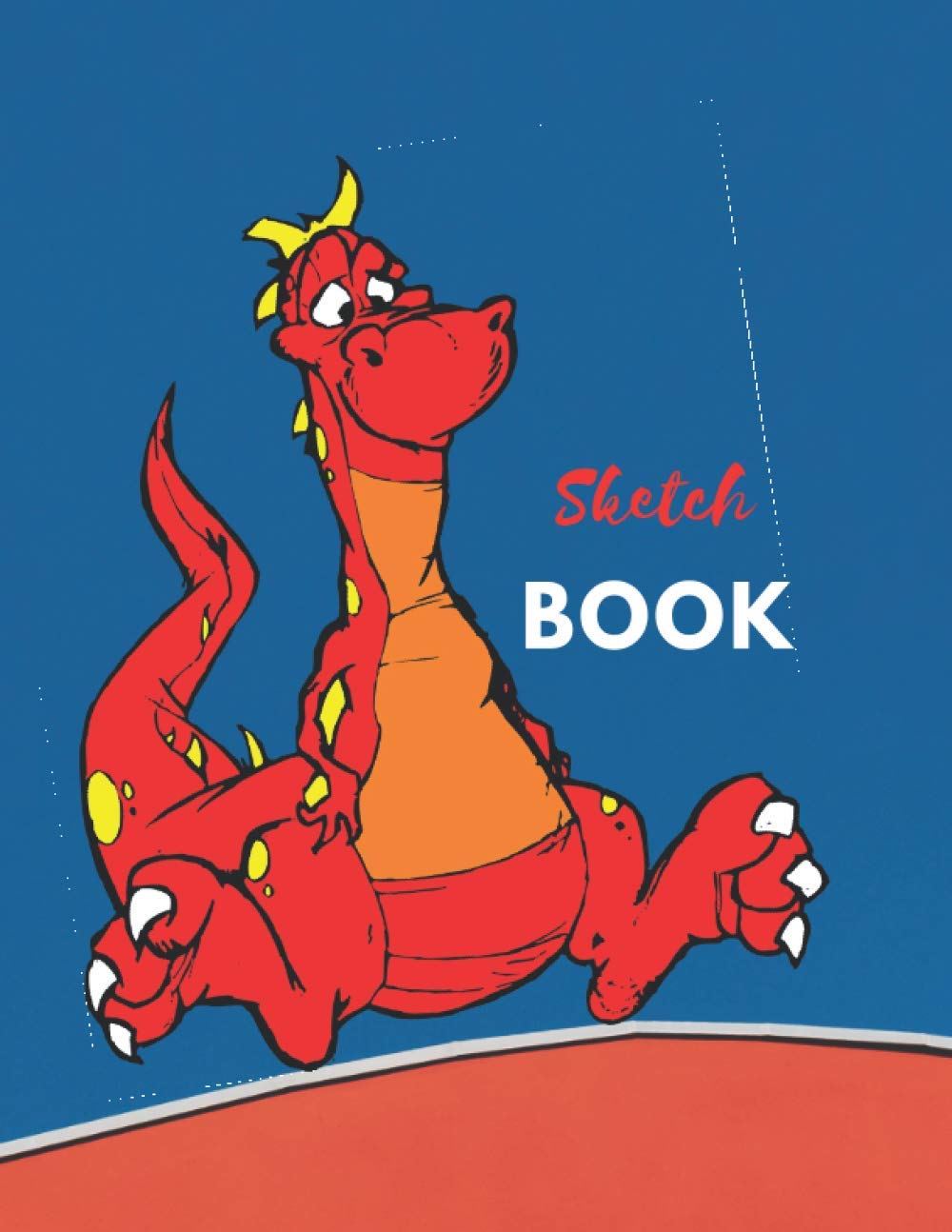 Sketch Book: Dragon Drawing Book for Kids for Drawing, Doodling Sketching and Writing to Use With Crayons, Pencils