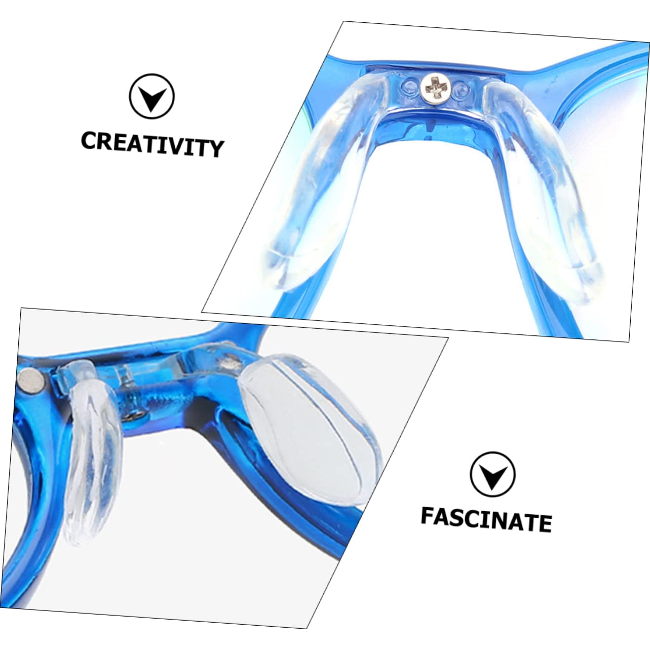 16piezas Almohadillas Nasales De Silicona Antideslizantes Para Gafas y Gafas De Sol Compatible Monturas Ópticas Confortables y Duraderas Adecuadas Para Adultos