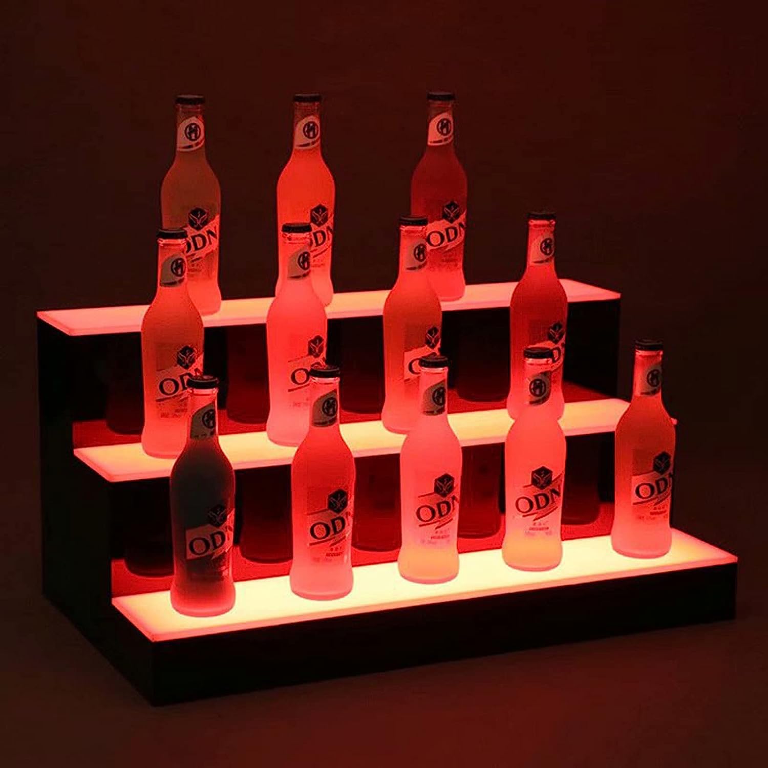 非売品 バランタイン アクリル製 LEDライト ボトルディスプレイ Amazon｜酒ボトルディスプレイシェルフ、照明付き酒棚、DIY照明付き