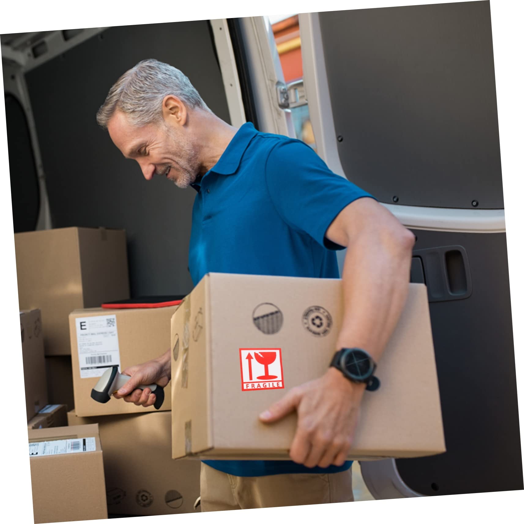 Autocollant Fragile Autocollant 1000 Pièces Cuivre pour Emballage