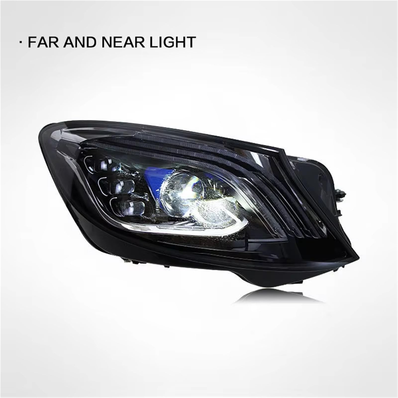 Gruppo Faro per Auto Classe S W222 2014-2017 Gruppo Faro Luce Diurna Guidata Lente Faro