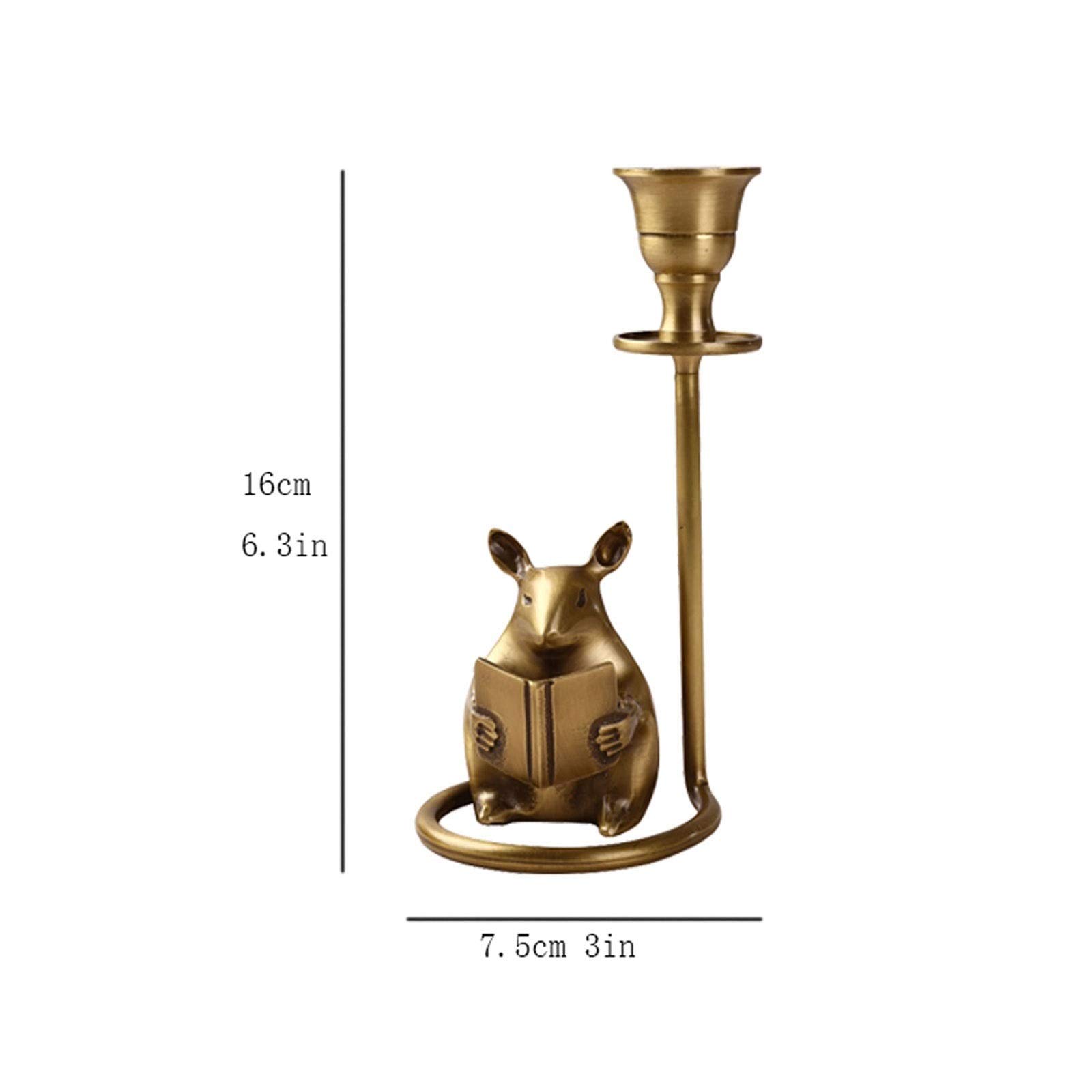 Ornamenti Decorativi, Ornamenti da Tavolo in Ottone a Forma di Animale, Idea Compleanni, Festa della Mamma, Natale, Anniversario, Statuetta Decorativa