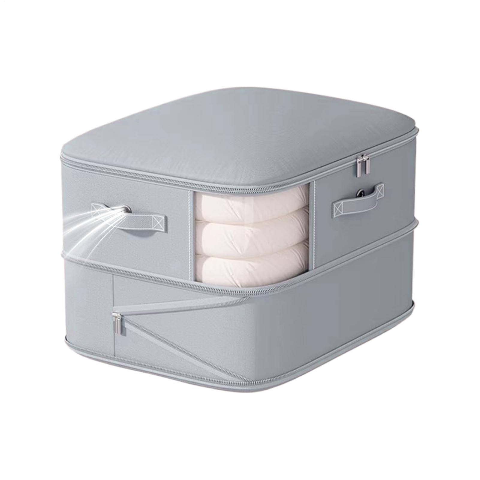 Organizer Auto-Compressione Tote 2 Per Abbigliamento Trapunte Materassi | Organizer Da Viaggio A Compressione Per Casa Viaggi Armadi Dormitori Camper Matrimonio Piumino Cuscino