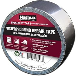 Nashua 361-11 Waterproofing Repair Tape: 2 in. x 32.8 ft. (Aluminum) by Nashua