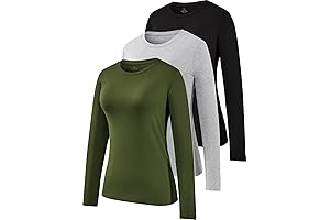 Xelky 100 Cotton Long Sleeve Women Shirts Workout