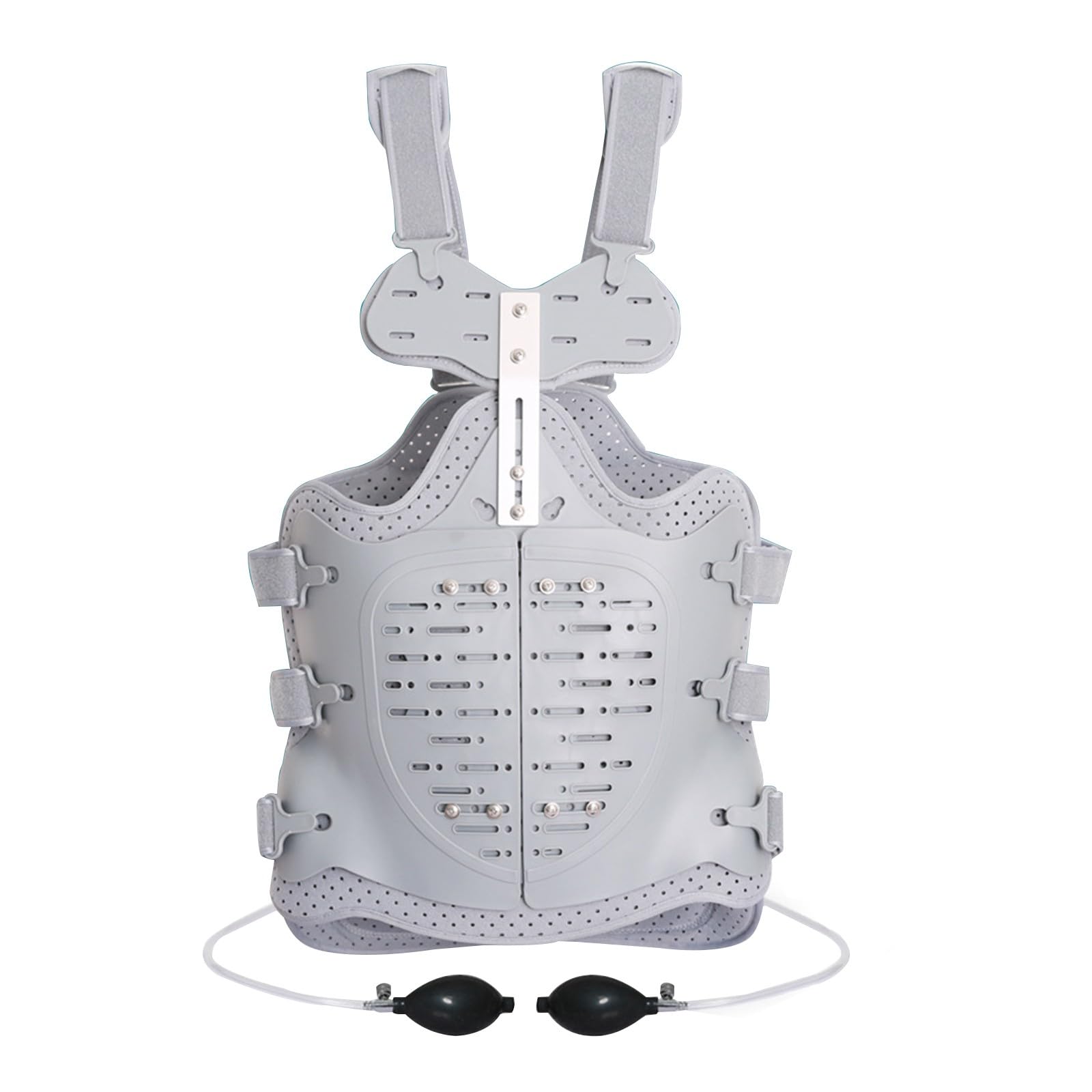 NICHOY Tutore per la Schiena per frattura da Compressione - Airbag Gonfiabile per decompressione ortesi lombosacrale Toracica, Supporto per Uomini e Donne Adatto(Adjustable)