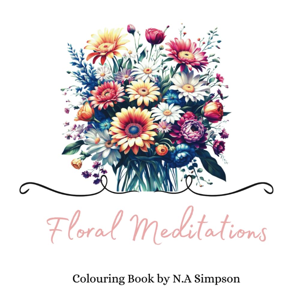 Floral Meditations: A Colouring Book