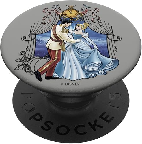 Miniatura 1 de Disney PopSockets PopGrip de Cenicienta Prince Charming Love Portrait PopSockets - Agarre intercambiable para teléfonos y tabletas
