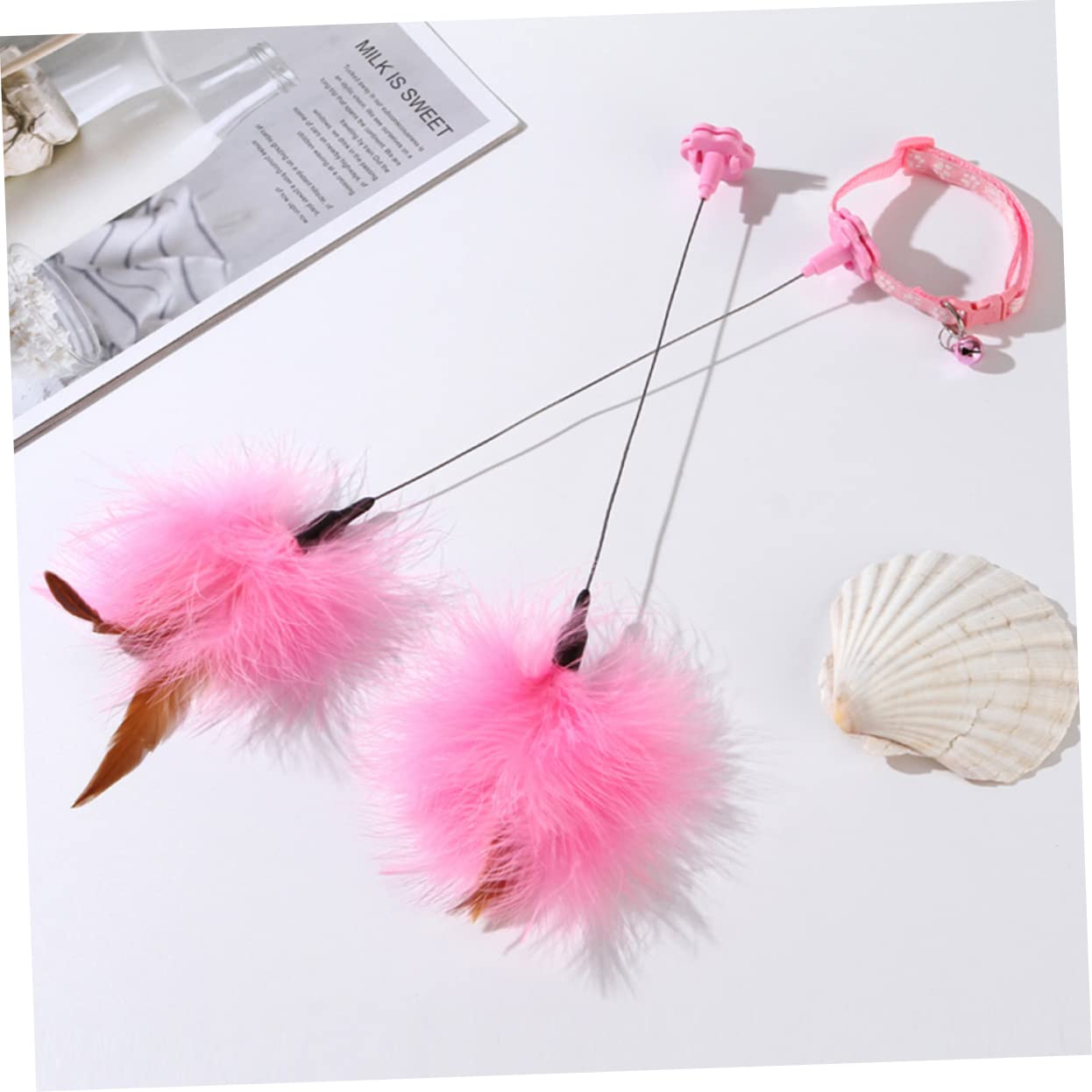 UPKOCH 2pièces Lot de Jouets Amusants pour Chat Baguettes Jouets Interactifs pour Chats