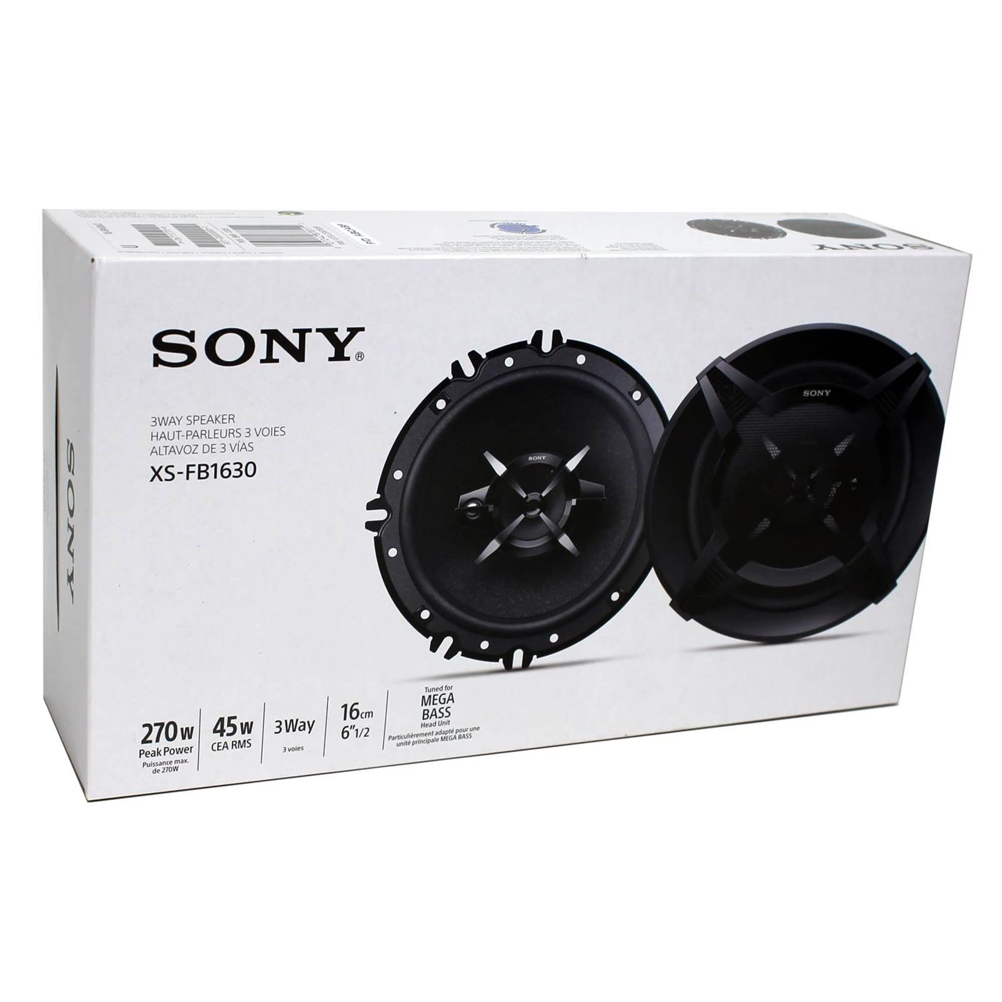 Sony XSFB1630 FB Car Audio Speaker Pair Black product thumbnail 8
