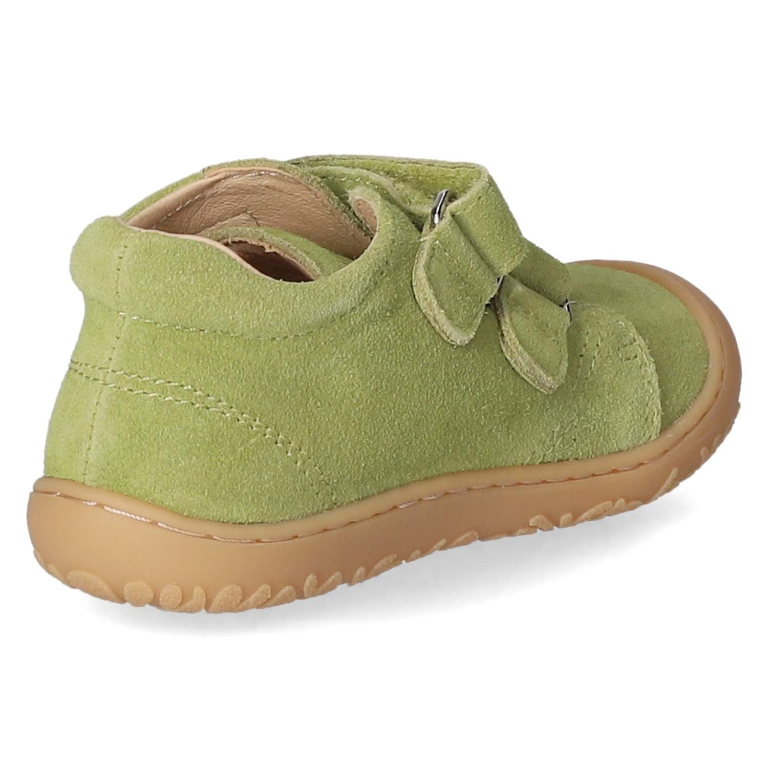 Bisgaard Bambini Scarpe Velcro HALE V Verde Pelle grezza