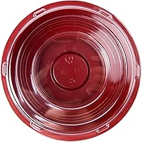 Vista 15 de Restaurantware Tazones de plástico para alimentos de 18 onzas, 200 recipientes desechables con tapa, aptos para Mircowave, sin BPA, cuencos