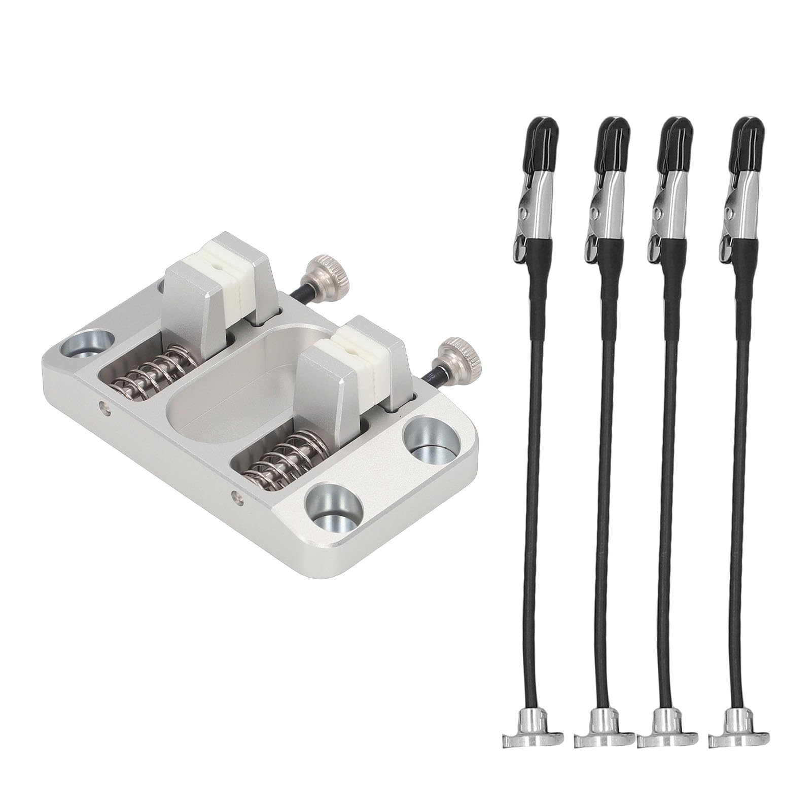 Abrazadera de alambre para estación de soldadura, accesorio de soldadura de alambre eléctrico de apertura máxima de 12 mm con 4 clips magnéticos para reparación de joyas