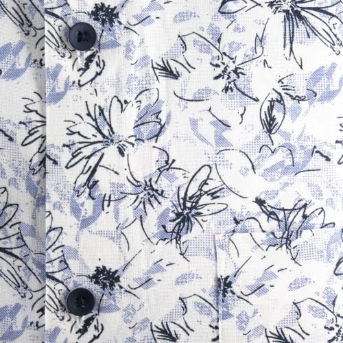 Image of 7-DAYS Men's Premium Printed Shirt - 100% Cotton, Regular Fit, Full Sleeve, with Pocket - Versatile for Formal Occasions and Casual Wear