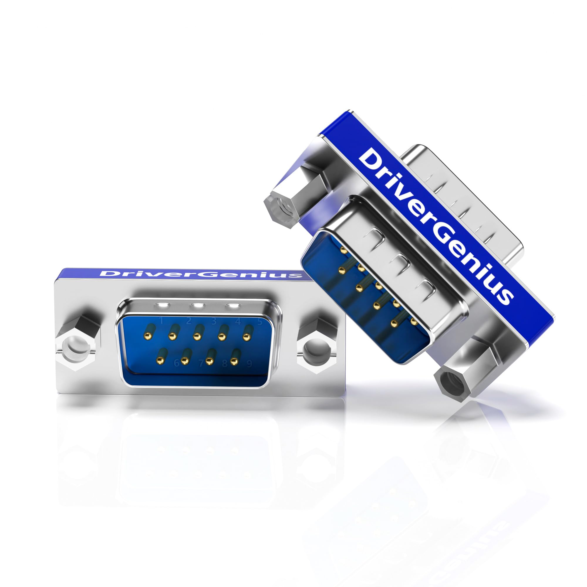 LinkStable DB9 Serial RS232 COM Gender Changer for USB to RS232 / USB to Serial Cable Adapter (M/M, Male/Male, 2 Pieces)