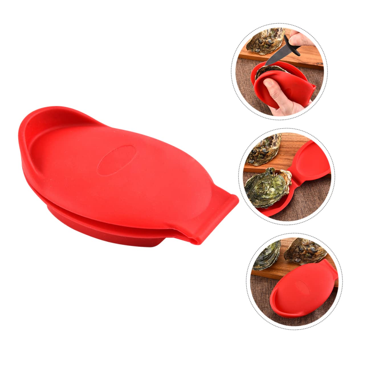 Austernmesser Set Mit Silikon-Griff - Muschelöffner Für Meeresfrüchte