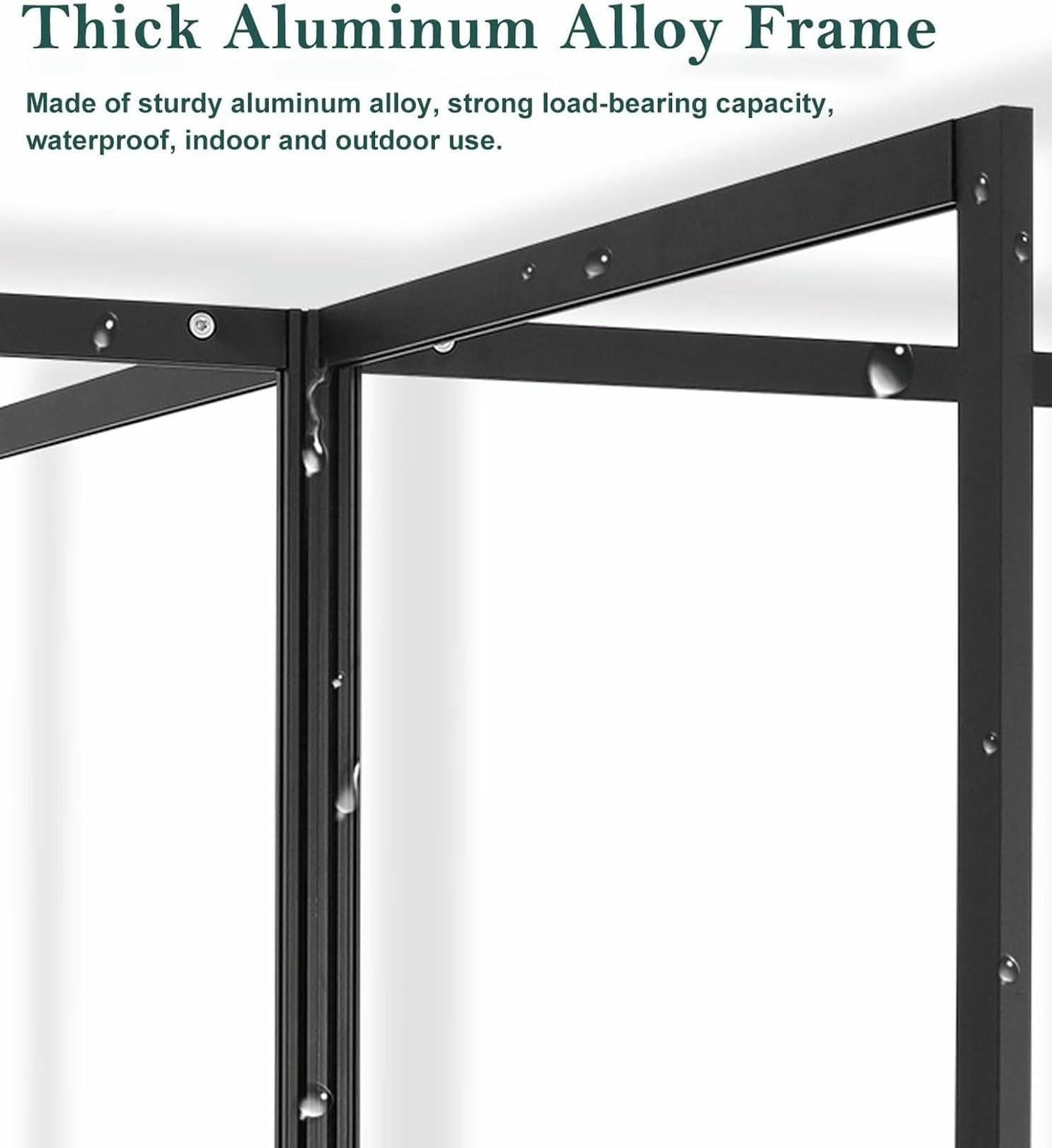 Obracany o 360° wieszak na zdjęcia / stojak na plakaty z haczykami do obrazów i zdjęć, biała rama aluminiowa, wieszak na dzieła sztuki na wystawie (4 sztuki 1X2M/39X79In+podstawa)