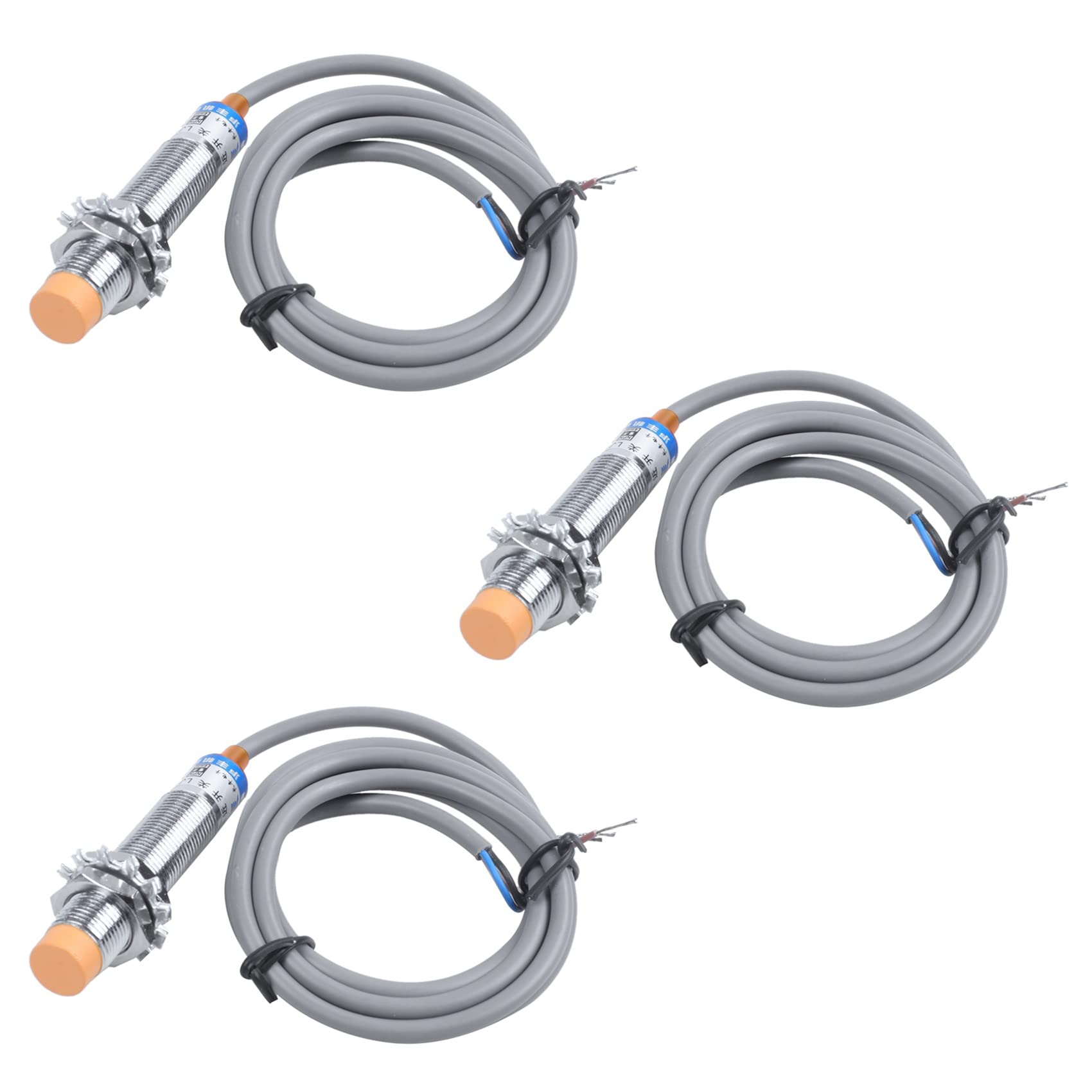 Jnchdghwa As Shown 3X Dc6-36V 300Ma Npn No 3-Wire 4Mm Tubular Inductive Proximity Sensor Switch Lj12a3-4-Z-Bx