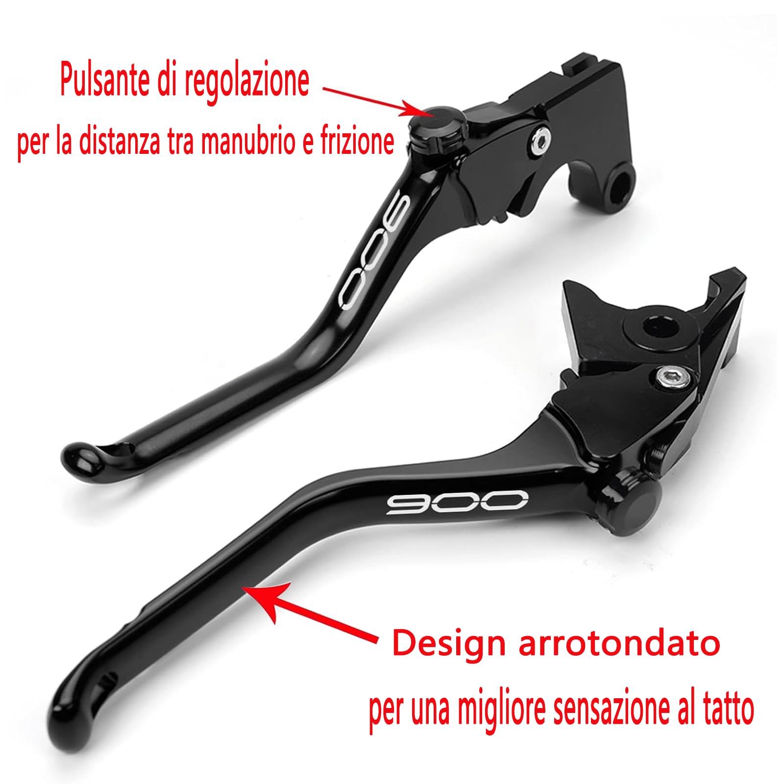 Für Z900 Z 900 2025 2026 Motorradzubehör Einstellbare Aluminiumbrems- und Kupplungshebel (Schwarz)