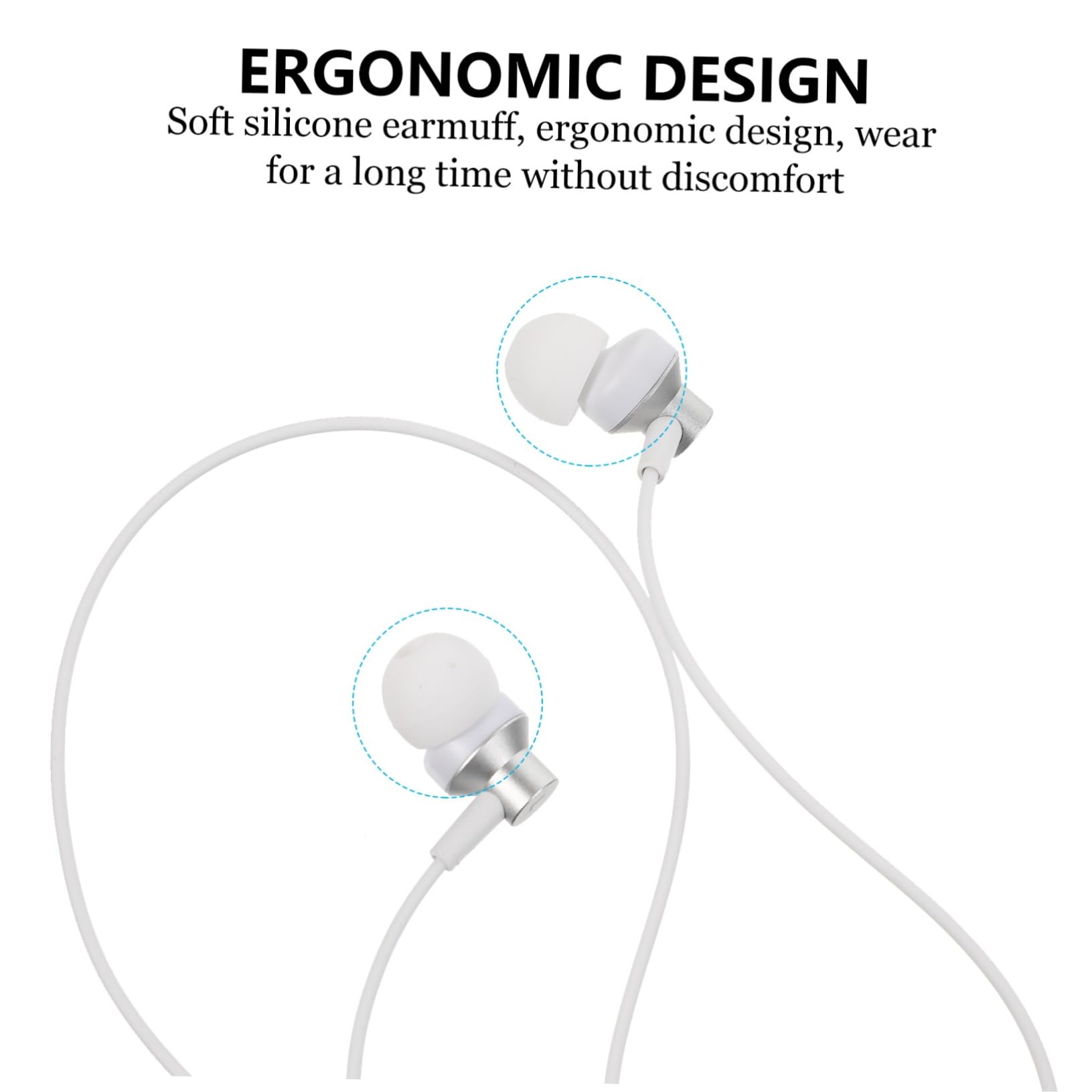 DOITOOL 2pezzi Cuffie In-ear Pratiche Compatibili Auricolari Per Vr Glasses Design e Materiali Resistenti Per