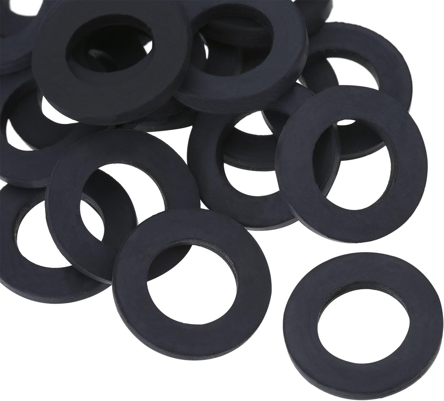 Shower Hose Washers Rubber Washers Seals for 1/2 Inch Shower Head and Hose, 20 Pack