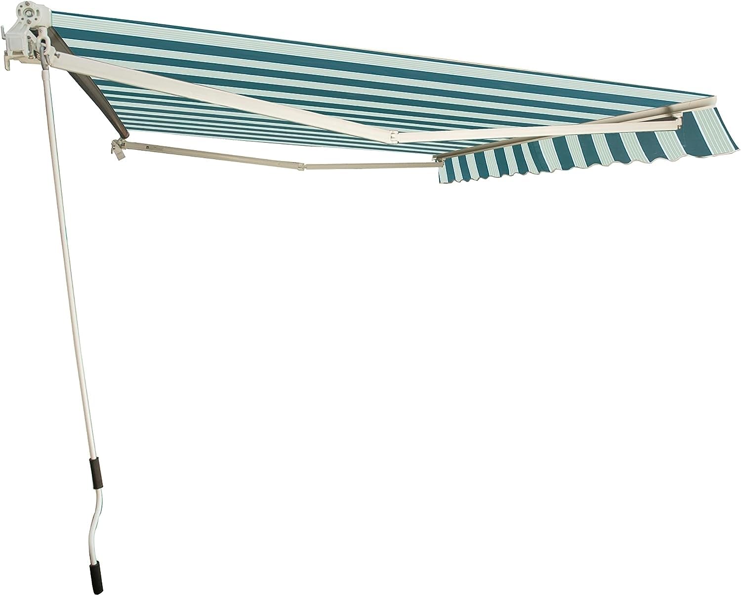 Tenda Da Sole Estensibile Per Esterno - Regolazione Angolo, Beige 300x250 Cm - Foto 5