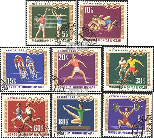 Prophila Collection Mongolia 511-518 (Completa Edizione) 1968 Olympics.Estate ´68, Messico (Francobolli per i Collezionisti) Olimpiadi