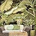 Produktbild Lzhenjiang Wandbilder Die Südostasiatischen Gemälde Retro Banana Leaf Wallpaper Wohnzimmer Tv Hintergrund Tapete Restaurant Wände180*120cm(W*H)