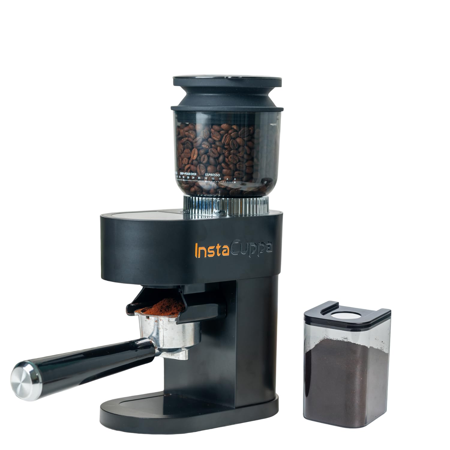 Sponsored Ad - Electric Burr Coffee Grinder | Get Espresso-Fine Grounds & Cafe-Style Crema at Home | 60 Grind Settings | LED Touch | Easy Airflow Cleaning | Fits 51mm & 58mm Portafilter | 200g Capacity