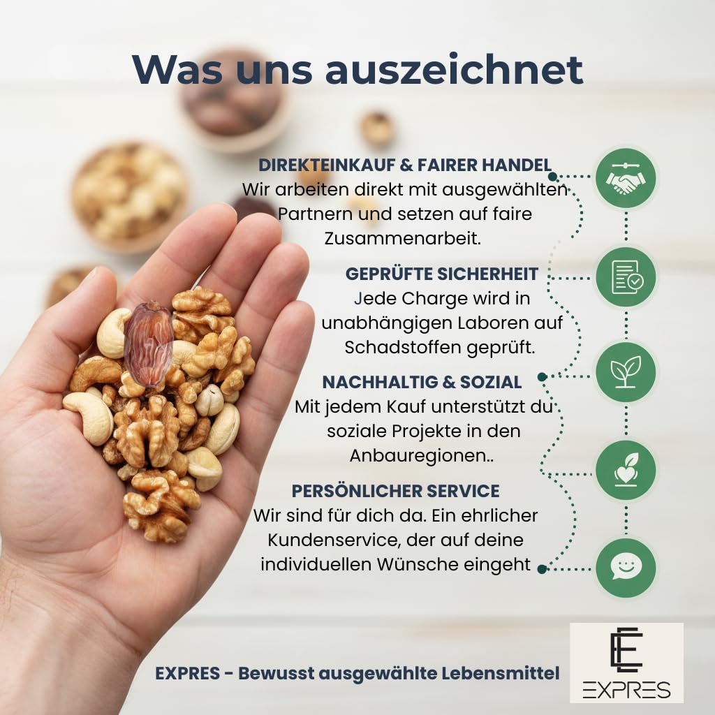 SUPER JUMBO Medjool Datteln 1,6kg - Direkt aus Palästina - Jede Dattel einzeln präsentiert - LIMITED EDITION!- Sichtbar selektierte Premium Qualität - weich & saftig