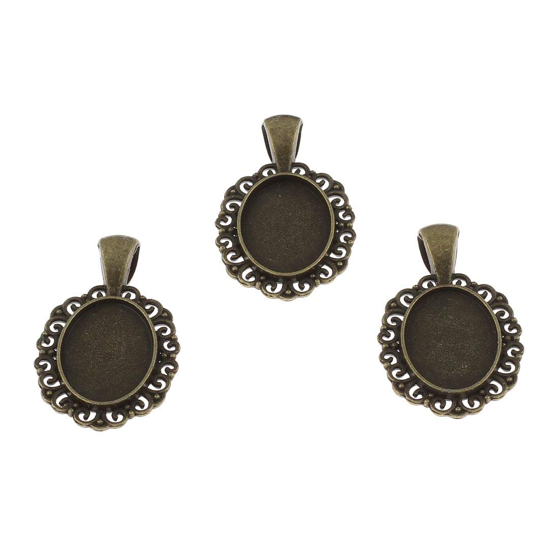 PATIKIL Lot De 30 Clips Pour Pendentif, 7 X 20 Mm, Fermoir En Métal Pour La Fabrication De Bijoux, Boucles D'oreilles, Bracelets, Loisirs Créatifs, Ton Doré