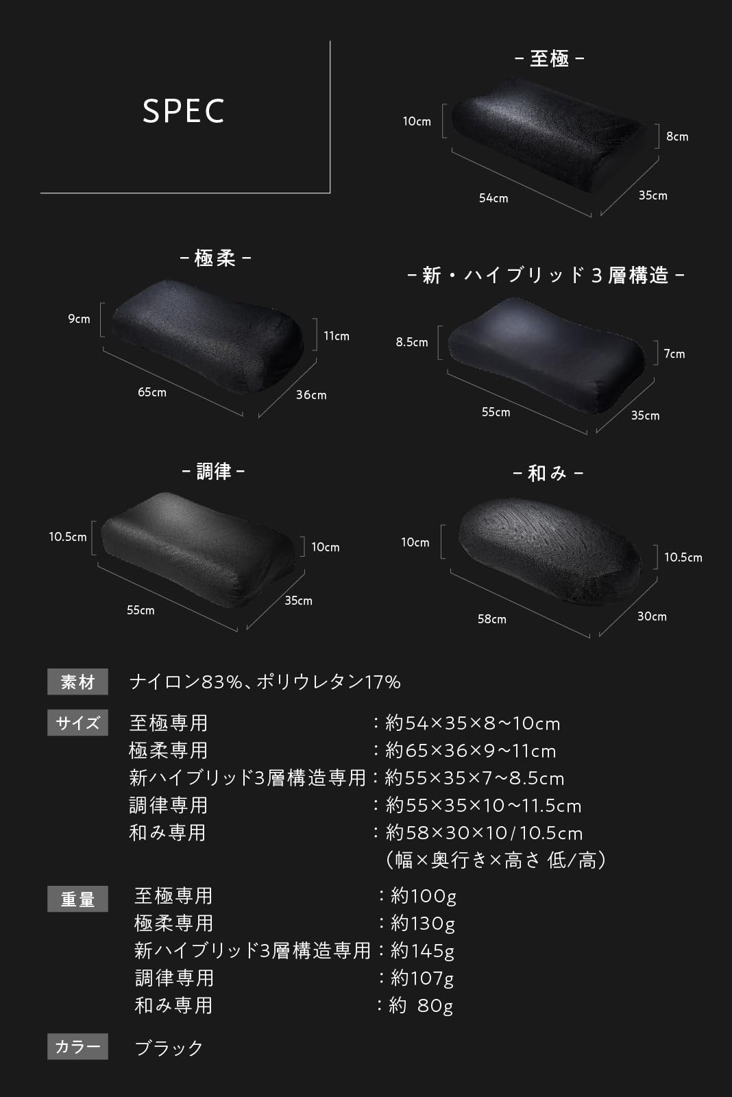 Amazon｜ヒツジのいらない枕 枕カバー 単品 ブラックレーベル さらさら