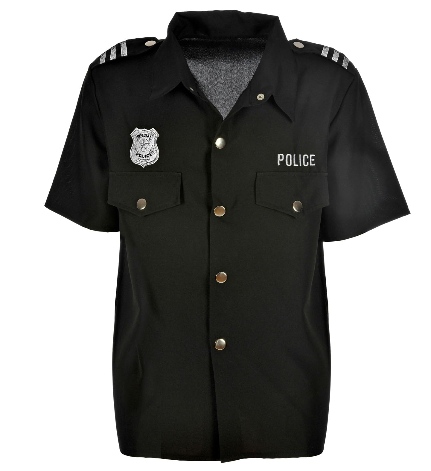 W WIDMANN MILANO Party Fashion - Traje de policía, uniforme, policía, oficial de policía, disfraz de carnaval
