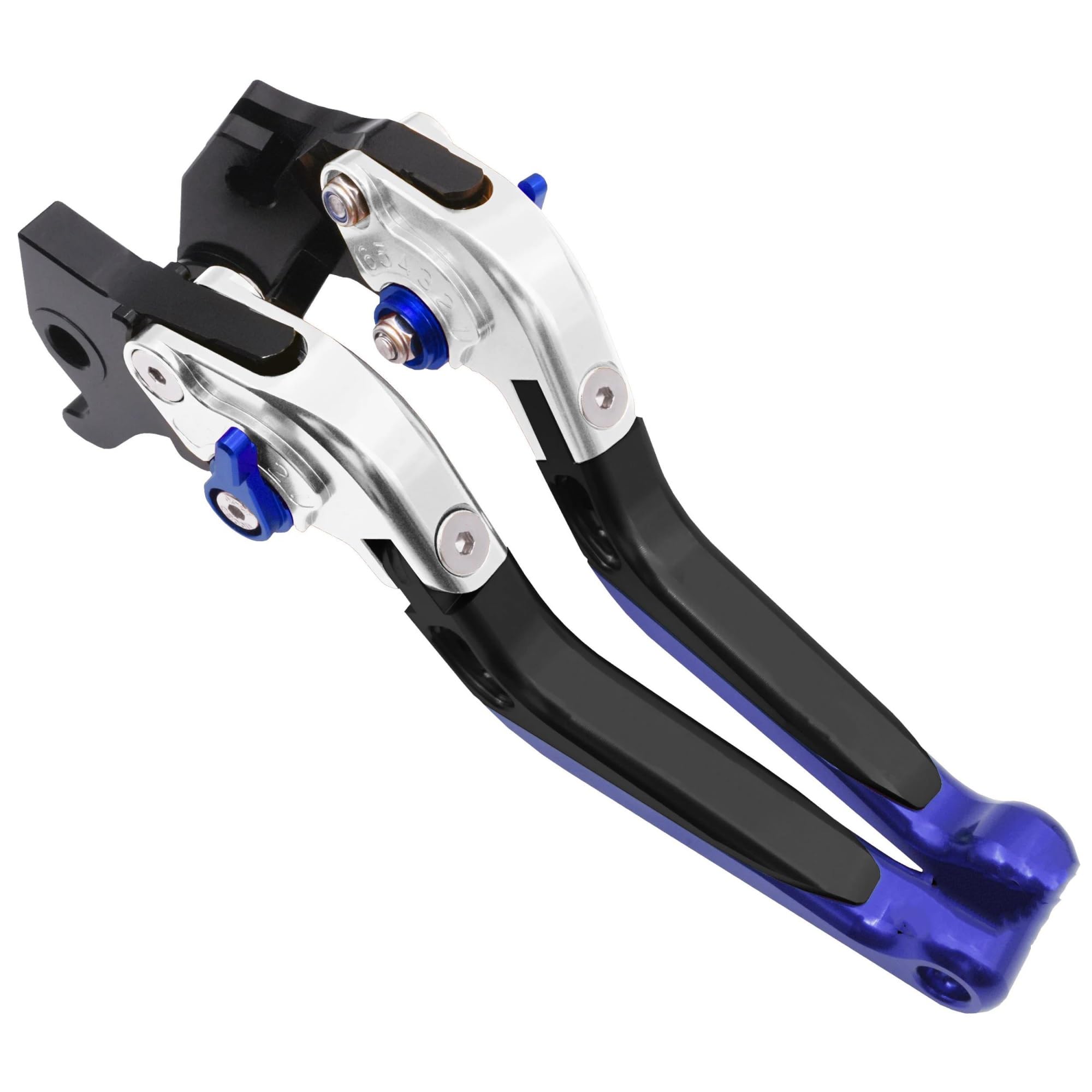 pour MT03 pour MT-03 2015 2016 2017 2018 2019 2020 Moto Leviers Pliants Réglables Levier d'embrayage Ensemble De Leviers De Frein Frein Main Embrayage Leviers(SR BK BU-BU)