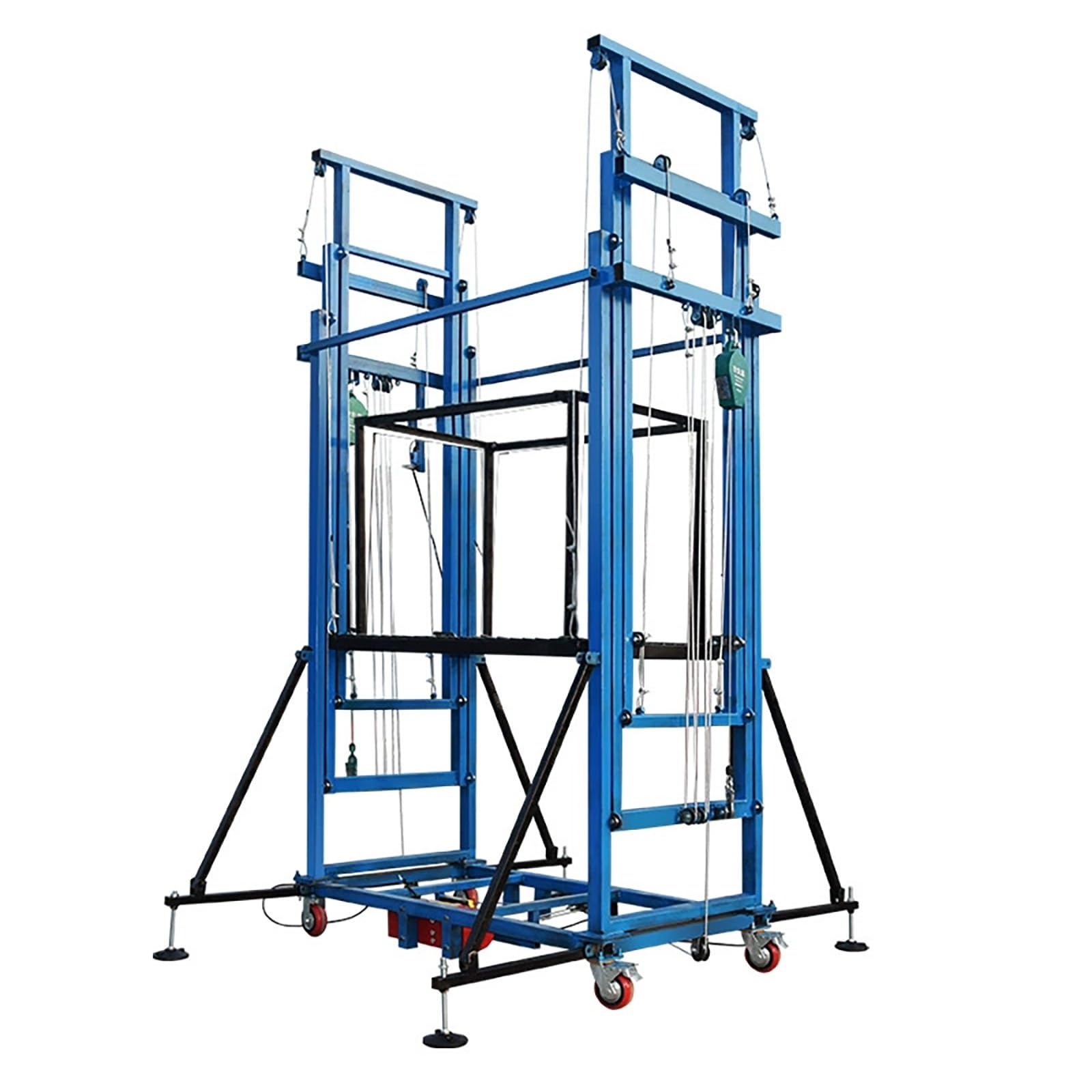 Plataforma de andamio eléctrica - Plataforma elevadora móvil plegable con altura ajustable para construcción y mantenimiento