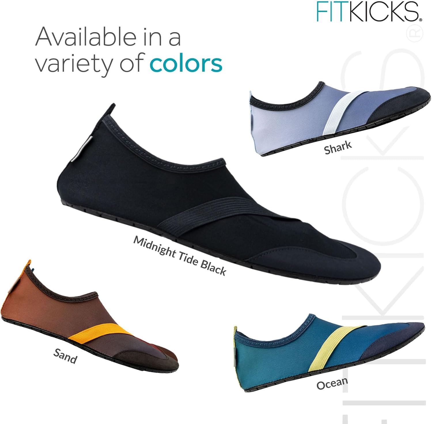 FITKICKS Active Men's Footwear Foldable Water Shoes