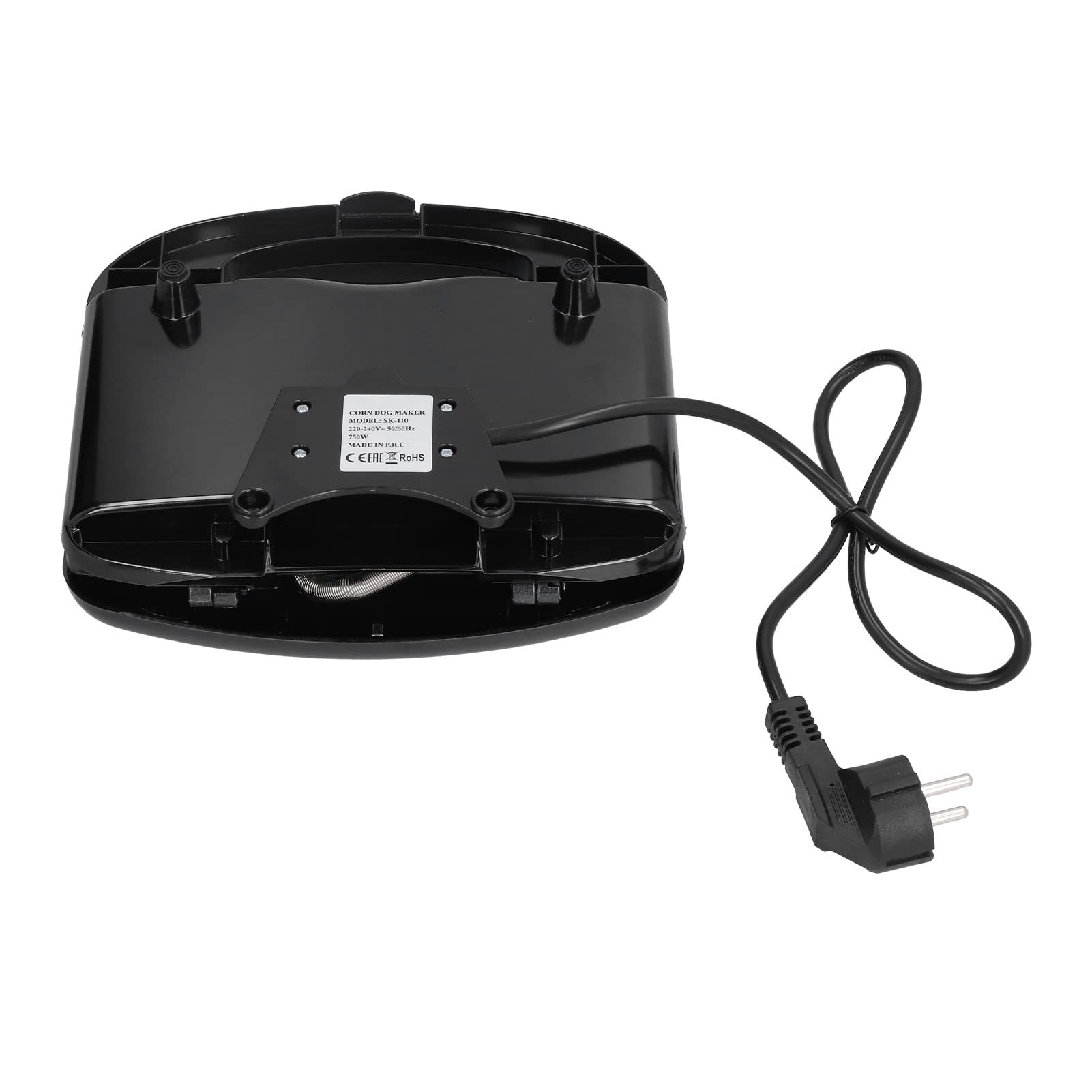 Waffeleisen mit Stabform, Mini Doppelseitiger Corn Dog Waffeleisen, 6 Corn Dog Waffle Maker 750W Schnellheizung mit Antihaftbeschichtung Hot Dog Maker für Zuhause Party