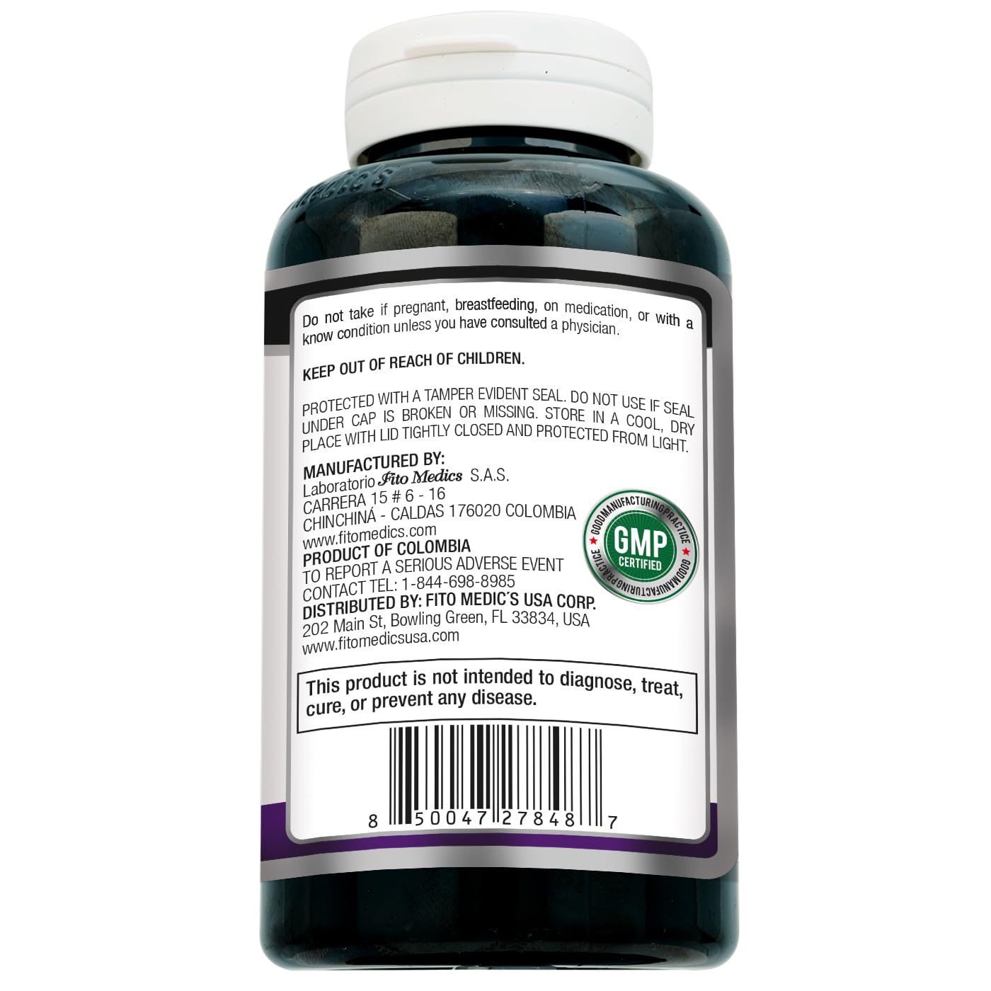 FITO MEDIC'S Lab Elderberry Supplement, Sambucus Black Elderberry, 180 Capsules — Amazon image 9