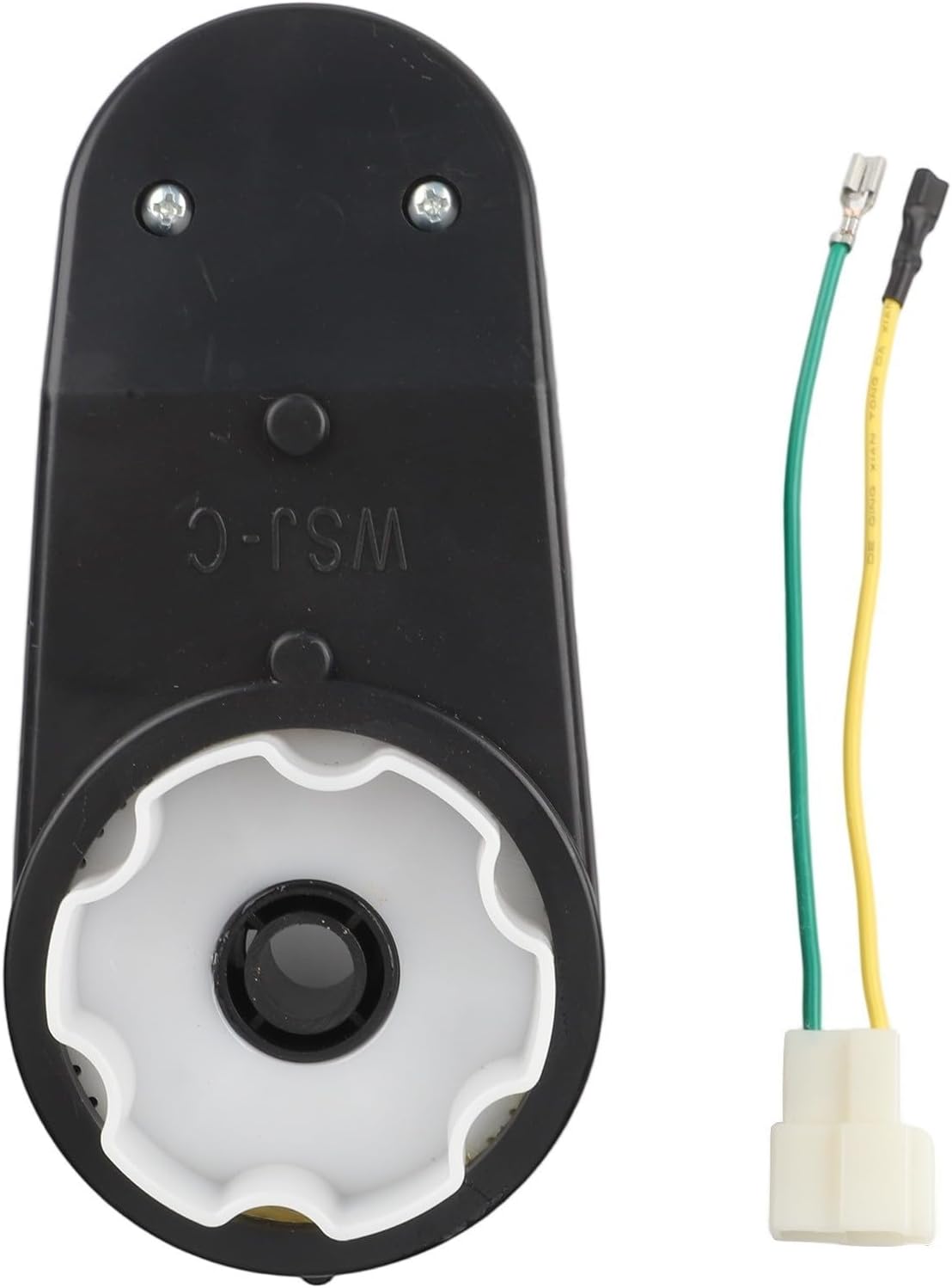 Electric Gearbox for Ride On Car, RS390 RS550 12V High Torque DC Motor Replacement with Metal Gears, Low Noise Toy Car Parts, Black(RS390 12V 12000RPM)